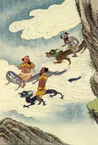 Edward Theodore Chalmers Werner Gallery: Dragon-Gods, 1922. Creator: Unknown