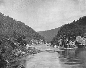 West Virginia Prints: Dragon Gorge, New River, West Virginia, USA, c1900. Creator: Unknown