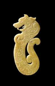 Jade Prints: Dragon (image 1 of 2), between 1368 and 1644. Creator: Unknown
