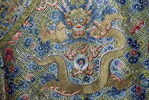 Dragon on a nineteenth century Court Robe, 19th century