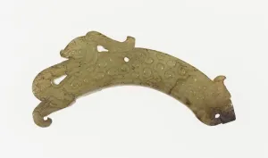 Dragon Pendant, Eastern Zhou dynasty, c. 770-256 BC 4th-3rd century B. C. Creator: Unknown
