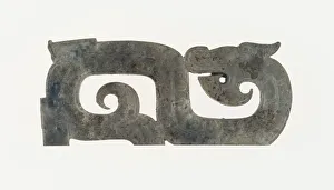 Zhou Dynasty Prints: Dragon Plaque, Eastern Zhou dynasty, (c. 770-256 B. C. ), c. 4th century B. C