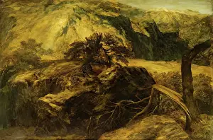 Aberdeen Art Gallery Museums Prints: The Dragon's Cavern, 1877. Creator: Paul Falconer Poole