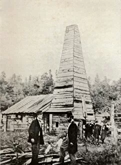 The Drake Well, Pennsylvania, America, 1859