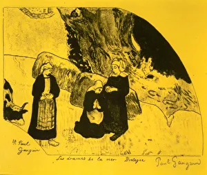Volpini Suite Prints: The Drama of the Sea, Brittany, from the Volpini Suite: Dessins lithographiques, 1889