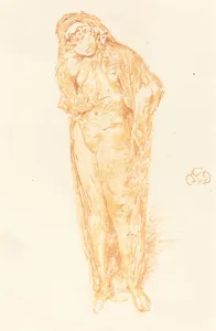 Draped Figure, Standing, 1891. Creator: James Abbott McNeill Whistler