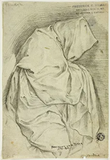 Hooded Prints: Draped with Hooded Figure (recto); Two Sketches of Swans in Water (verso), n.d