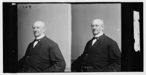 Diptych Prints: Draper, Hon. Simeon, appointed by Lincoln collector of the Port of N