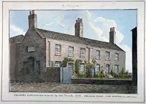 Almshouse Gallery: Drapers Almshouses, New Kent Road, Southwark, London, 1825. Artist: G Yates