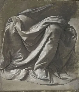 Leonardo Da Vinci 1452 1519 Prints: Drapery for a Seated Figure, ca 1478. Creator: Leonardo da Vinci (1452-1519)