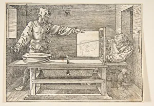 Device Prints: The Draughtsman of the Lute. n. d. Creator: Albrecht Durer