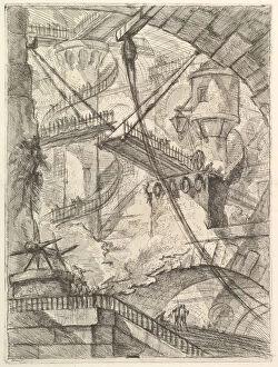 Platform Gallery: The Drawbridge, from Carceri d invenzione (Imaginary Prisons), ca. 1749-50