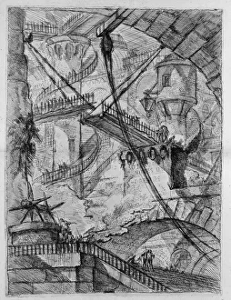 Hopeless Prints: The Drawbridge. From the series The Imaginary Prisons (Le Carceri d Invenzione)