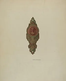 Drawer Prints: Drawer Pull, c. 1941. Creator: Helen Bronson
