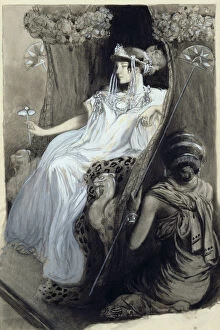 Images Dated 24th August 2005: Drawing for Aphrodite by Pierre Louys, 1896. Artist: Antoine Calbet