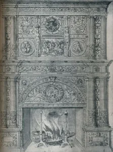 Baily Prints: Drawing of Chimney-Piece, c1537. Artist: Hans Holbein the Younger