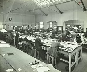 Class Gallery: Drawing class, University College, London, 1912