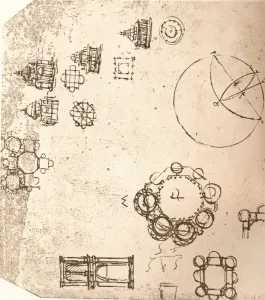 Jean Paul Prints: Drawing of ecclesiastical architecture, c1472-c1519 (1883). Artist: Leonardo da Vinci