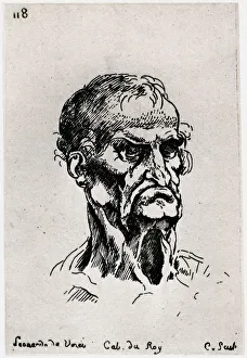 Anne Claude Philippe Prints: Drawing after Leonardo de Vinci, c1710-1765 (1924) Artist: Caylus, Anne-Claude-Philippe de