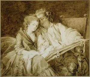 The Drawing Lesson, 1777. Creator: Francois-Andre Vincent