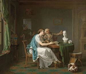 Teacher Collection: The Drawing Lesson, 1808. Creator: Louis Moritz
