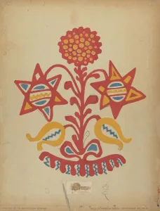 Pennsylvanian Prints: Drawing for Plate 11: From the Portfolio Folk Art of Rural Pennsylvania