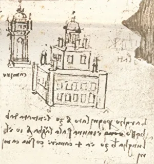 Jean Paul Prints: Drawing of projects for castles and villas, c1472-c1519 (1883). Artist: Leonardo da Vinci