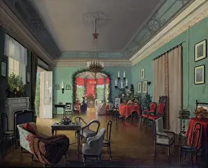 Fireplace Prints: Drawing Room, 1874. Creator: Pyotr Tutukin
