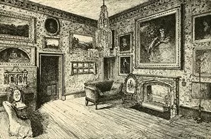 Sir Walter Collection: The Drawing-Room at Abbotsford, 1882. Creator: Unknown