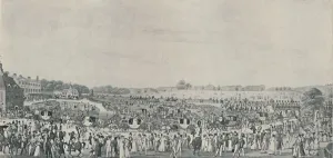 Londoners Then And Now Collection: Drawing-Room Day, Buckingham Palace, 1822, (1920)