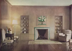 The drawing-room of Lord Vernons house, designed by Oliver Hill, F.R.I.B.A., London The drawing-room of Lord Vernons house, designed by Oliver Hill, F.R.I.B.A., London