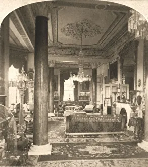 Osborne House Gallery: The Drawing Room, Queen Victorias Marine Residence, Osborne House, I.O.W, 1900