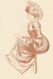 Drawing in Sanguine, c1900 (1903-1904). Artist: Jules Cheret