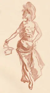 Drawing in Sanguine, c1900 (1903-1904). Artist: Jules Cheret