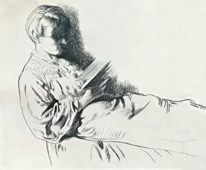 Drawing in sanguine, c20th century (1932). Artist: William Newenham Montague Orpen