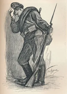 Drawing for a War Fund Poster, c1914. Artist: Leonid Osipovich Pasternak