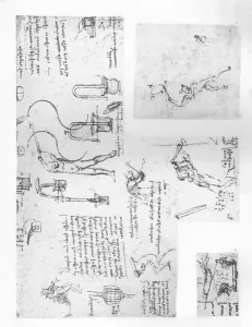 Three drawings illustrating the theory of the movements of the human figure, c1472-c1519 (1883). Artist: Leonardo da Vinci