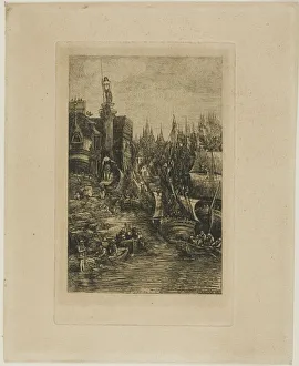 My Dream, 1883. Creator: Rodolphe Bresdin