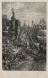 1822 1885 Prints: My Dream, 1883. Creator: Rodolphe Bresdin (French, 1822-1885); Bizolier