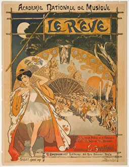 The Dream, 1891. Creator: Theophile Alexandre Steinlen (Swiss, 1859-1923); G