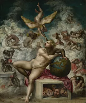 The Dream of Human Life, after 1533. Artist: Buonarroti, Michelangelo, (School)