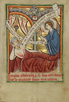 Illumination Painting Prints: The Dream of Joseph/The Angel Appearing to Herod