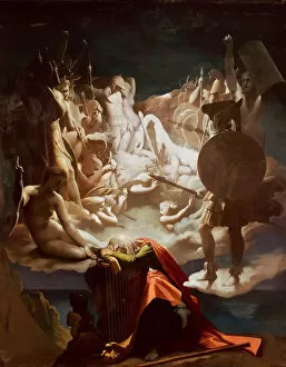 1813 Gallery: The Dream of Ossian, 1813. Creator: Ingres, Jean Auguste Dominique (1780-1867)