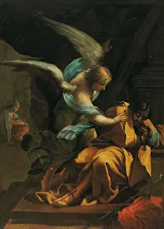 De 1746 1828 Prints: The Dream of St. Joseph, c1772. Creator: Goya, Francisco, de (1746-1828)
