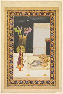 Lucknow Prints: The Dream of Zuleykha, c. 1770. Creator: Unknown