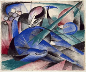 Franz 1880 1916 Prints: Dreaming Horse, 1913