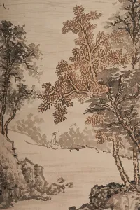 Dreaming Prints: Dreaming at the water's edge, 1951. Creator: Wu Sidan