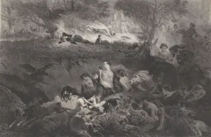 Célestin François Nanteuil Gallery: Dreams of Hunting, 1858. Creator: Célestin Nanteuil