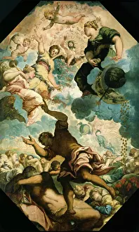 Dreaming Prints: The Dreams of Men, mid-16th century. Creator: Jacopo Tintoretto