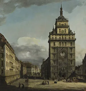 Bellotto Prints: The Dresden Kreuzkirche (Church of the Cross), ca 1751-1753